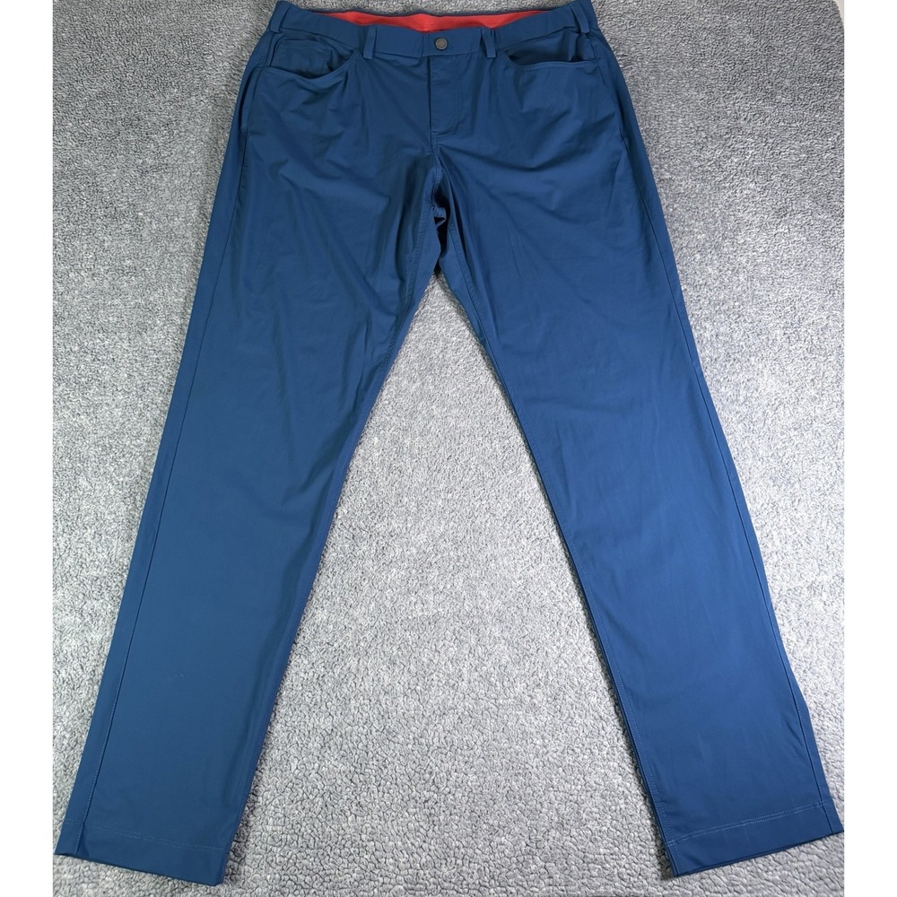 Redvanly Pants Mens XXL 38x34 Blue Golf Performance Stretch Kent Pull On Trouser